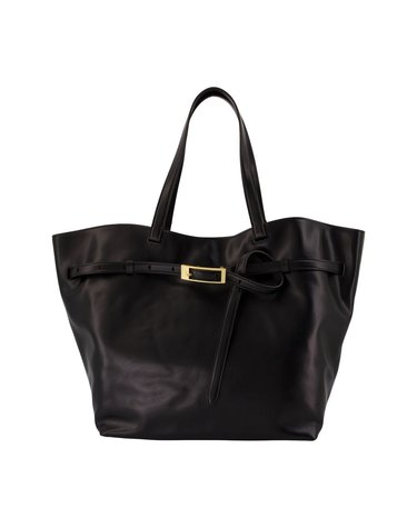 [해외직구] 26 F/W 애니빙 ELLY 스몰 쇼퍼 백 ANINE 빙 레더 블랙 A-13-12634-BLK1 B0732283664