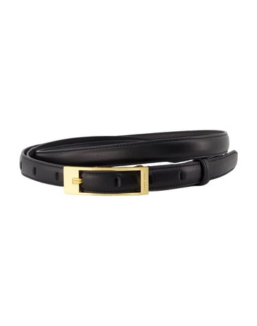 [해외직구] 26 F/W 애니빙 더블 ELLY 벨트 ANINE 빙 레더 블랙 A-12-12727-BLK1 B0732289530