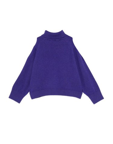 [해외직구] 에밀리오 푸치 COLDSHOULDER 로고 스웨터 (KIDS 상품) PZ9A00Z2362529 B0302180541