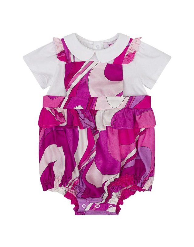 에밀리오푸치 [해외직구] 에밀리오 푸치 멀티컬러 ROMPER WITH 올오버 프린트 (KIDS 상품) PYA001K0284570BC B0302001544 착용컷