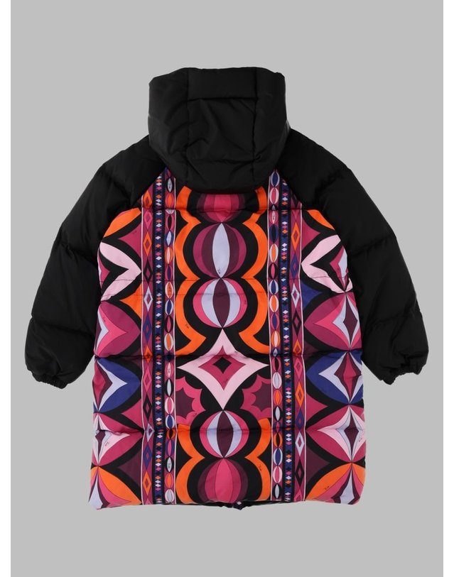 에밀리오푸치 [해외직구] 26 F/W 에밀리오 푸치 PIUMINO IMBOTTITO 콘 STAMPA GRAFICA (KIDS 상품) PZ2A30K_N0397930 B0042273143 착용컷
