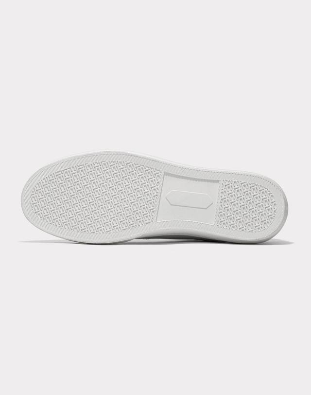 찰스보툼 [찰스보툼] 시그니처 배색라인 스니커즈 WH 화이트 착용컷