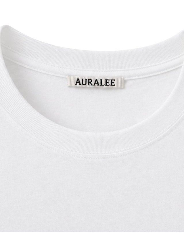 오랄리 [해외직구] 26 S/S 오라리 브러쉬 오가닉 코튼 저지 티셔츠 A26ST04PT/WHITE B0012025381 착용컷