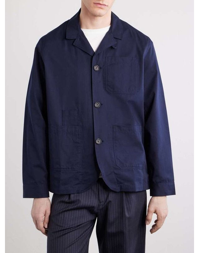 올리버스펜서 [해외직구] 올리버 스펜서 BRADWELL 코튼 오버셔츠 OSMJ365-ASH01 B0082125007 착용컷
