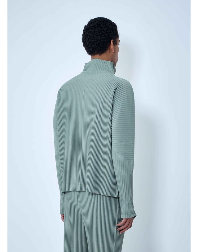 이세이미야끼 [해외직구] 26 S/S 이세이 미야케 플리트 QUATER 집업 맨투맨 HP58JK112-64 B0111916228 착용컷
