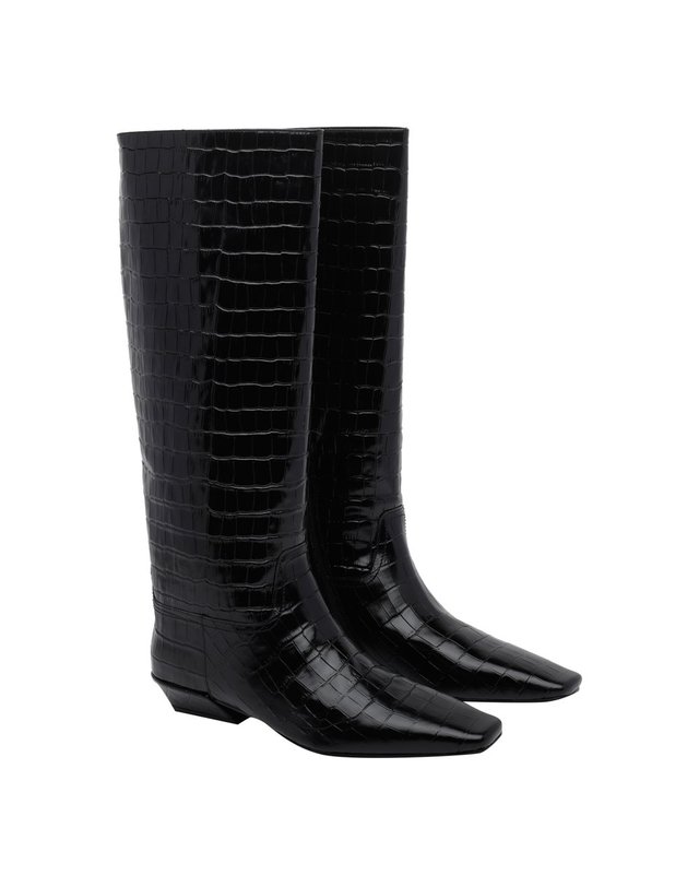 제프리캠벨 [해외직구] 26 F/W 제프리 캠벨 CROCO 프린트 부츠 JCSU323/L02002 B0012503385 착용컷