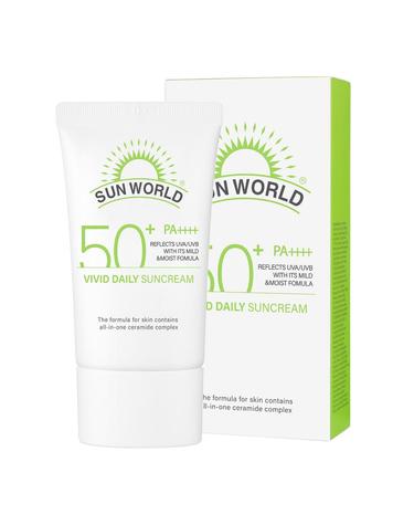 썬월드 비비드 데일리 썬크림 SPF50+ PA++++ 3중기능성