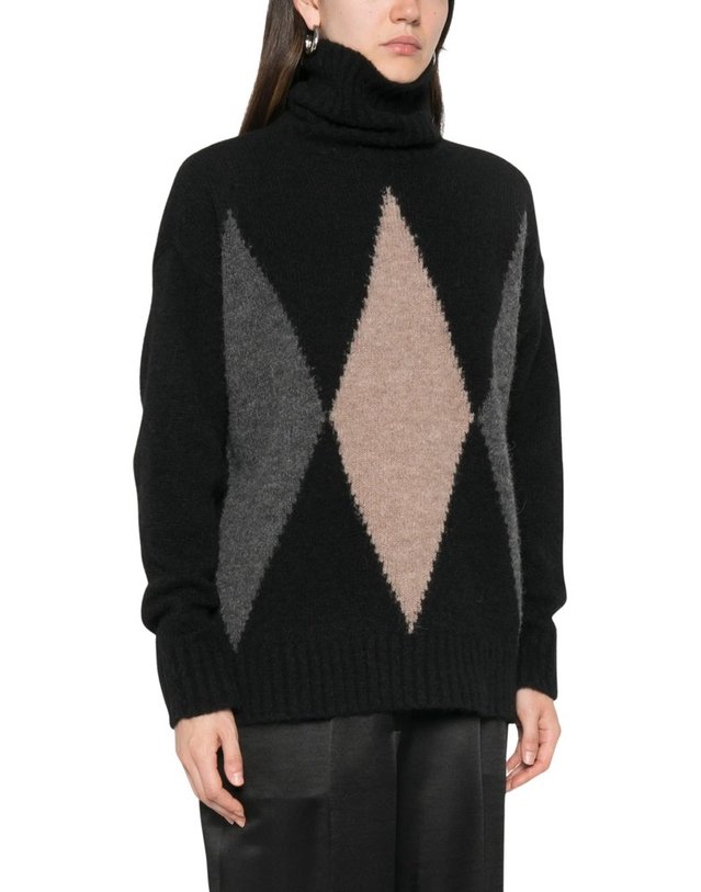 주카 [해외직구] 주카 ARGYLEINTARSIA 롤넥 스웨터 J4451083155003 B0192313407 착용컷