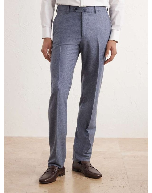 카루소 [해외직구] 카루소 스트레이트레그 울 & 캐시미어블렌드 수트 트라우저 510241-trousers B0082279898 착용컷
