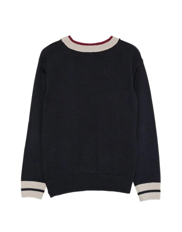 패이 [해외직구] 페이 블루 FAY KIDS 스웨터 포 BOYS WITH 엠브로이드 로고 온 더 프론트 (KIDS 상품) FZ9H00W0012621BG B0302362750 착용컷