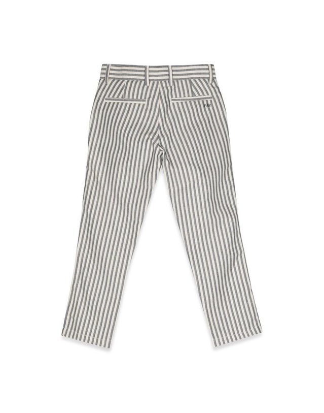 패이 [해외직구] 23 S/S 페이 스트라이프 팬츠 (KIDS 상품) FS6Q20K_G0095101BL B0040208867 착용컷
