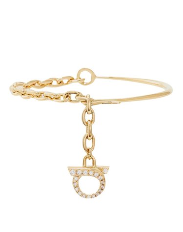 [해외직구] 26 F/W 페라가모 간치니 팔찌 795111/760998ORO/CRYSTAL B0012241228