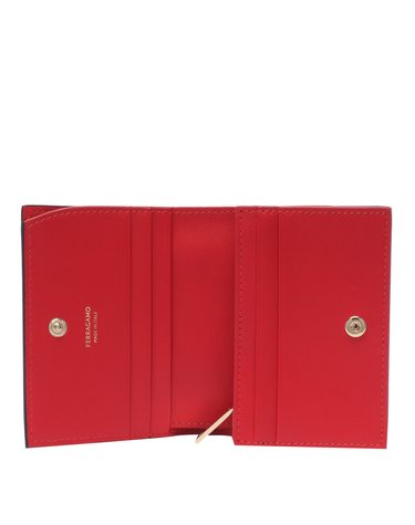 [해외직구] 26 F/W 페라가모 간치니 컴팩트 지갑 770769/220627NERO/FLAME RED B0012245616