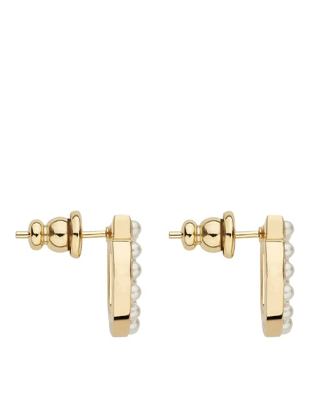 페라가모 [해외직구] 26 F/W 페라가모 펄 간치니 귀걸이 696581/760125CREAM/ORO B0012293529 착용컷