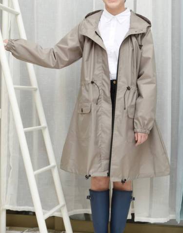 고티바쉬 티오오 프리미엄 무지 레인코트 여성용 여행 골프 휴대용 우비 Free size