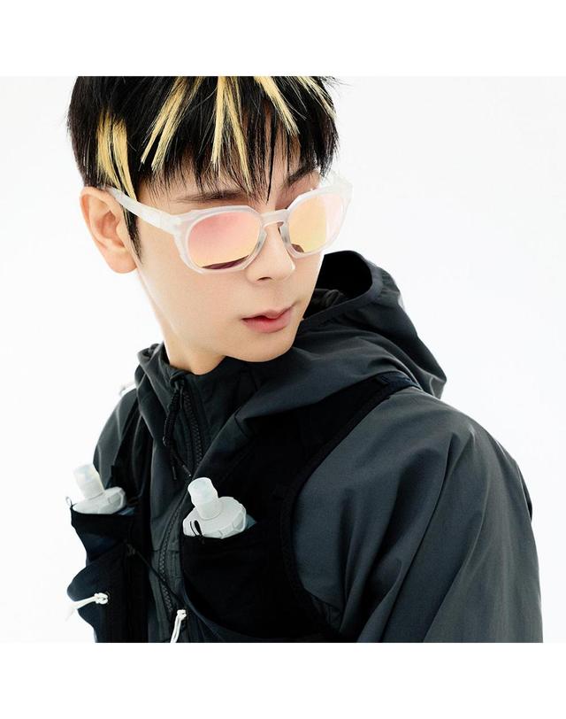 윙 윙 WING 녹스 Knox 방풍 편광 미러렌즈 스포츠 선글라스 아웃도어 낚시 골프 도수클립 착용컷