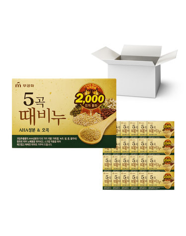 무궁화 5곡 때비누 1박스 (90gX24개입)