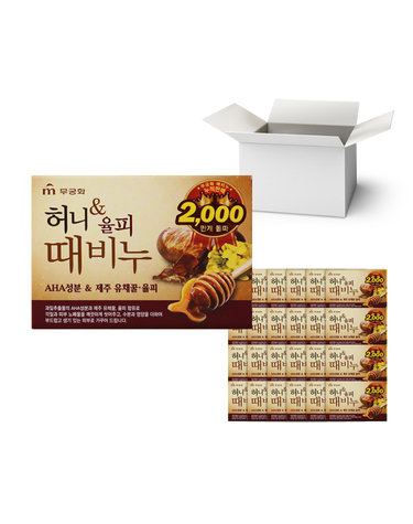무궁화 허니 앤 율피 때비누 1박스 (90gX24개입)