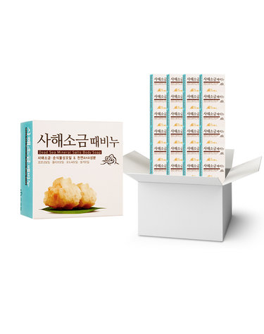 사해 소금 때비누 1박스 (100gX24개입)