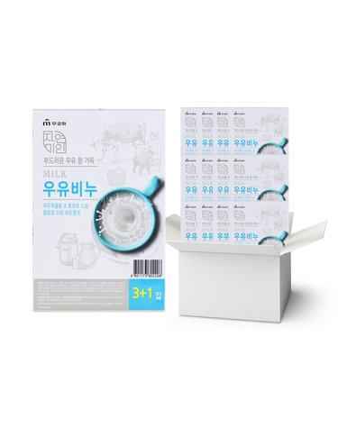 무궁화 자연미인 우유비누 1박스 (90g X 48개입)