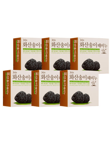 (6개)제주 화산송이 때비누 100g