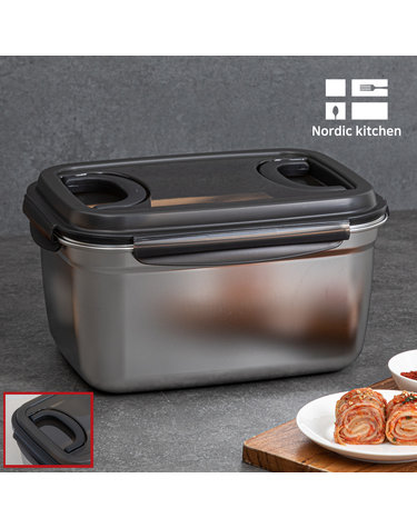 [노르딕키친] 고급스텐밀폐찬통 7500ml