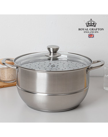 [로얄그래프톤] 리썸 IH 스텐 찜곰솥냄비 30cm