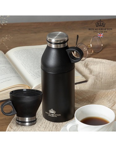 [로얄그래프톤] 보온보냉커피잔텀블러 330ml-블랙