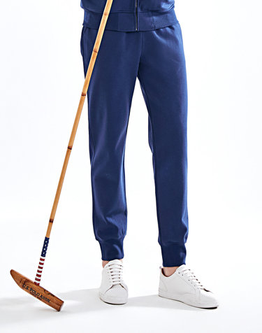 네이비 화이트라벨 USA COTTON 블렌디드 조거팬츠