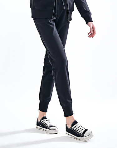 블랙 화이트라벨 USA COTTON 블렌디드 조거팬츠