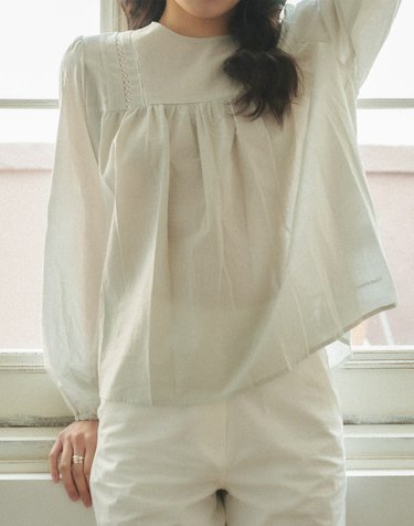 24SS_ 니드 블라우스 Need blouse (Mint)