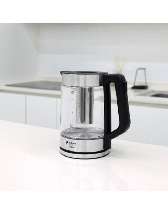 키친아트 [키친아트] 허브 전기 유리 티포트 1.8L / KAEP-1190NK 착용컷