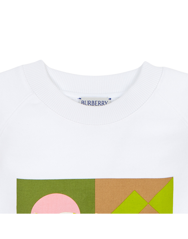버버리 키즈 버버리키즈 JIMMIE 8079788 A1464 키즈 맨투맨 (성인착용가능) 착용컷