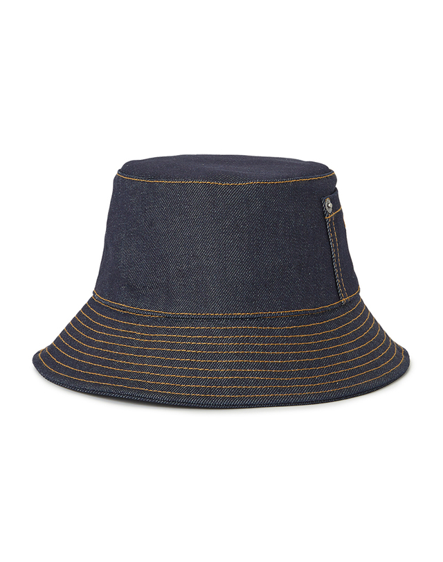 아페쎄 아페쎄 COCSX M24125 IAI INDIGO 공용 버킷햇 착용컷