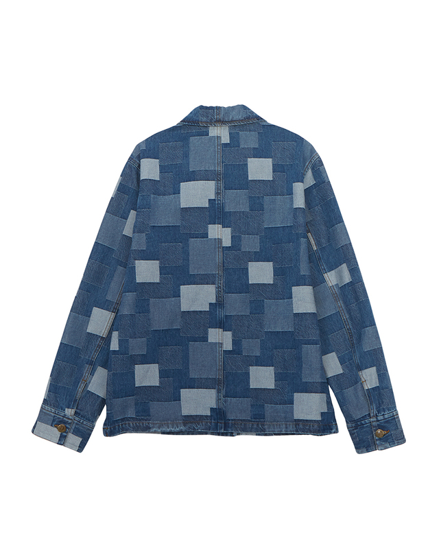 아페쎄 아페쎄 COGWH F02936 IAL INDIGO DELAVE 여성 청자켓 착용컷