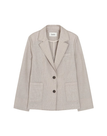 open back one button single jacket- U1F21WJK030
