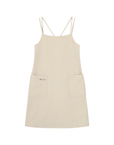 layered backstrap dress- U1F12WOP010