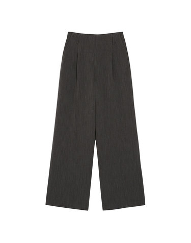 backband no hook one tuck wide slacks- U1F16WSL040