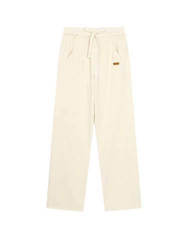 wide corduroy jersey pants- U1F15JSL010