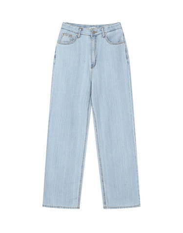 summer wide denim pants- U1F26DSL120
