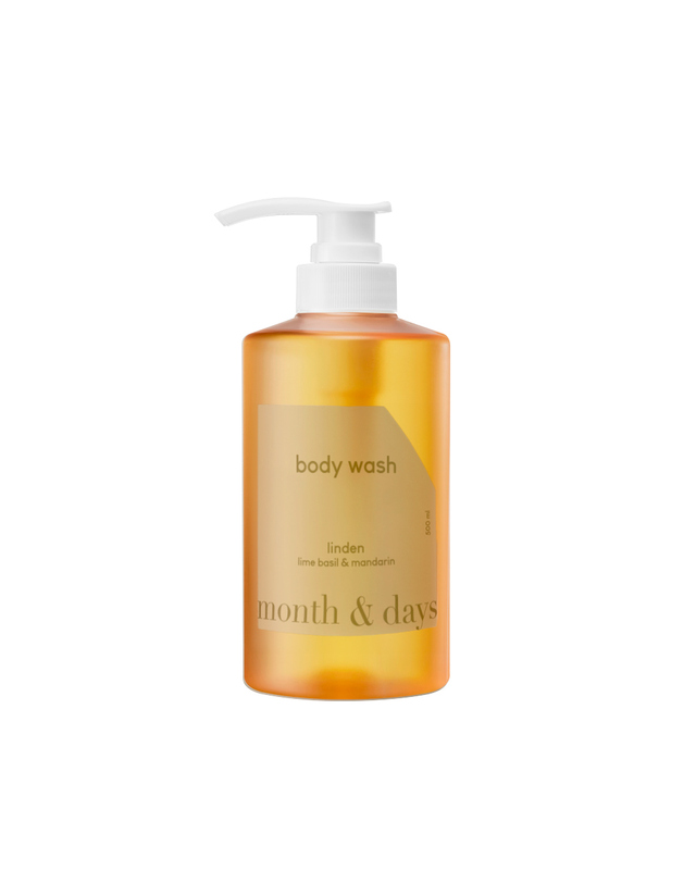 먼스앤데이즈 먼스앤데이즈 퍼퓸케어 바디워시 린든 라임 앤 바질 500ml 착용컷