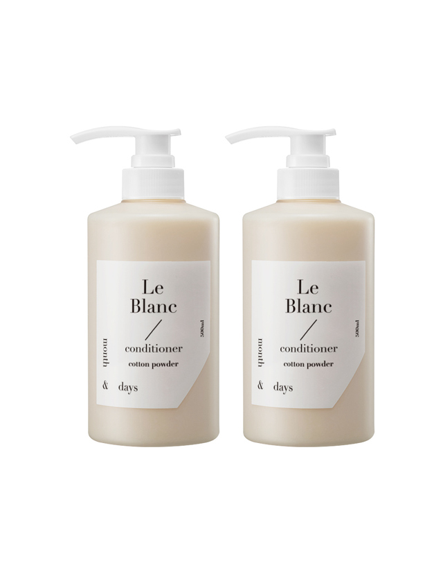 먼스앤데이즈 먼스앤데이즈 퍼퓸케어 컨디셔너 르 블랑 500ml 2개세트 착용컷