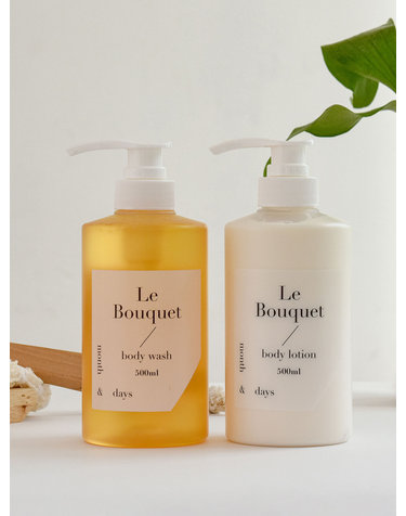 먼스앤데이즈 르 부케 바디 패키지(바디워시 500ml +바디로션  500ml)