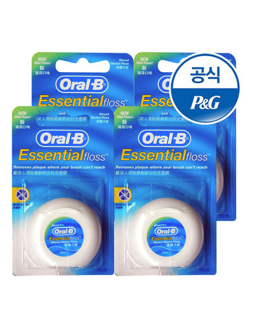 오랄비 치실 민트향 50m 4개