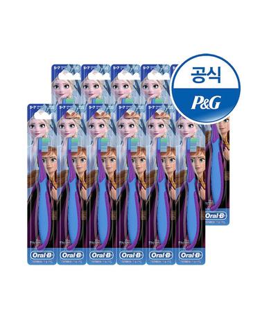 오랄비 스테이지스 어린이칫솔 3단계 겨울왕국 12입