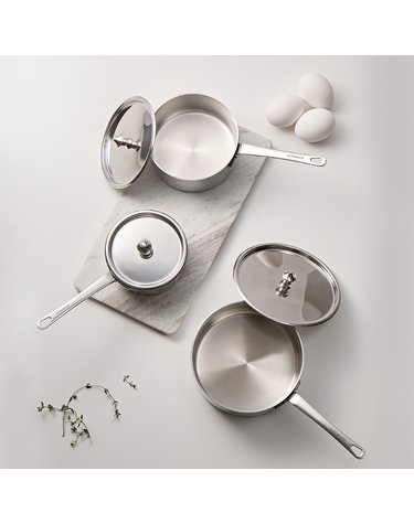 [비밀특가] 알텐바흐 미니티 통5중 편수 냄비 소스팬 소스팟 3종(10cm+12cm+14cm) 세트