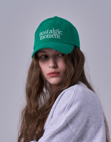 Nostalgic Moment Ball Cap_LIGHT GREEN