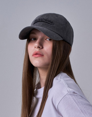 Bubblpiece Signature Ball Cap_CHARCAOL