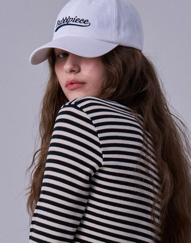 Bubblpiece Signature Ball Cap_WHITE