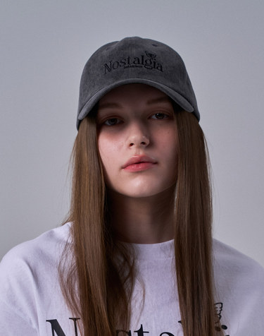 Nostalgia Ball Cap_CHARCOAL